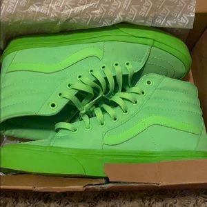 neon green vans